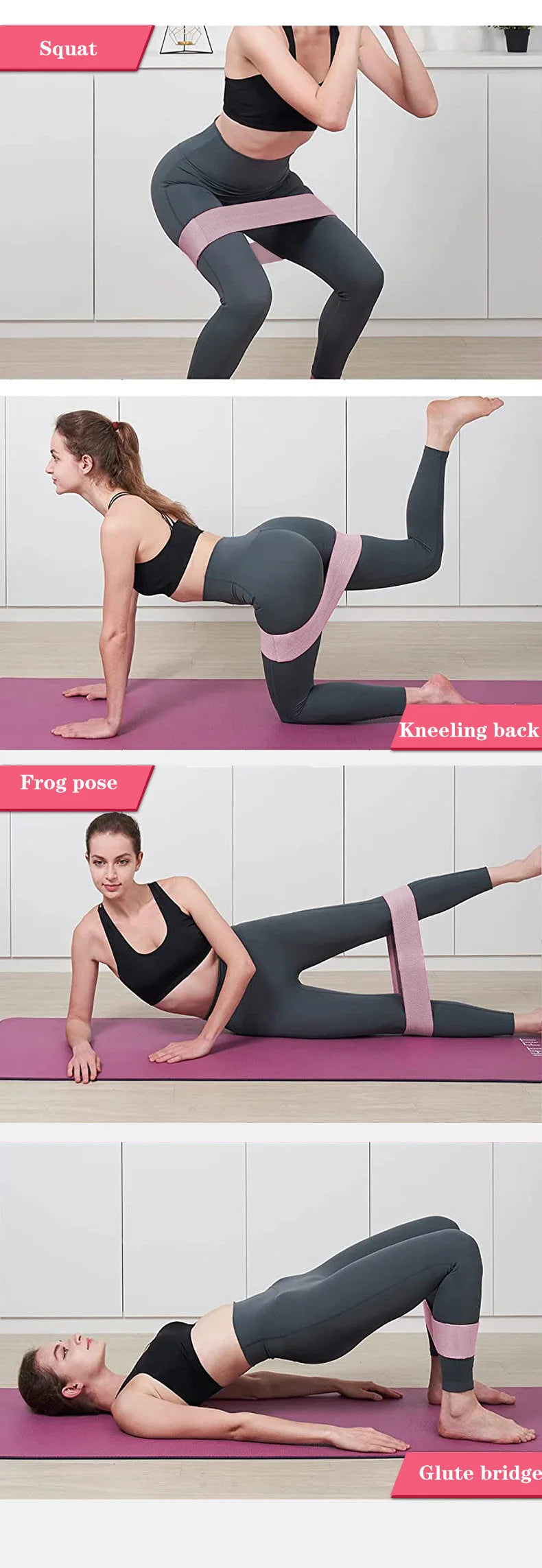 BootyFlex Bands – Faixas de Resistência para Glúteos e Pernas